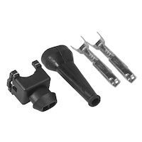Proflow Fuel Injector Wiring Plug EV1 Bosch Style 2 Pin Include Terminals & Boot PFEFI-001