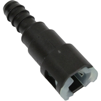 Proflow Fuel Line Connectors Nylon 3/8in. Female QR Straight To 3/8in. (10mm) Barb Each PFEFLQR082