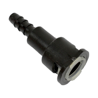 Proflow Fuel Line Connectors Nylon 1/4in. Female QR Straight To 5/16in. (8mm) Barb Each PFEFLQR083