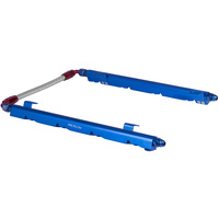 Proflow Fuel Rails Kit Billet Aluminium Blue Anodised For Holden Commodore 5L EFI  PFEFRKHOL5B