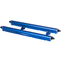 Proflow Fuel Rails Kit Billet Aluminium Blue For Holden Commodore VT-VZ LS1 PFEFRKLS1B