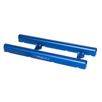 Proflow Fuel Rails Kit Billet Aluminium Blue Anodised For Holden For Chevrolet GM VE LS7 PFEFRKLS3B