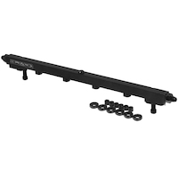 Proflow Fuel Rail Kit, For Nissan RB25DET, -08AN ORB, Billet Aluminium, Black Anodised