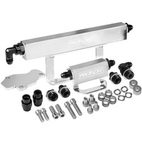 Proflow Fuel Rails Kit Billet Aluminium Polished Mazda Rotary Series 6 PFEFRKRX6HP