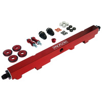 Proflow Fuel Rails Kit Billet Aluminium Anodised Red for Nissan SR20  PFEFRKSR20R