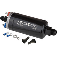 Proflow Fuel Pump Bosch Style 044 Electric Black 380 LPH 5 Bar External Inline Universal