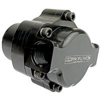 Proflow Fuel Pump Mechanical Belt Drive Billet Aluminium Black Anodised -10 AN Inlet/Outlet Universal Each PFEFS11500