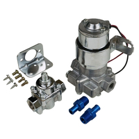 Proflow Fuel Pump Electric Rotor Vane Blue 110GPH Cast Aluminium 3/8 in. NPT 14 PSI With Regulator Universal Kit PFEFS12802-1