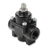 Proflow Fuel Pressure Regulator Black Aluminium 4.5-9 PSI Universal Each PFEFS12803