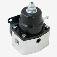 Proflow Fuel Pressure Regulator, EFI Economy Black, Billet 40-65 PSI, -06AN Ports