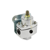 Proflow Fuel Pressure Regulator Carby Economy Billet Clear Anodize-3/8in. NPT 2 Port Adjustable 5-12 PSI PFEFS13207-CA