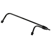 Proflow Fuel Line Aluminium Anodised Black 3/8 in. NPT or Barb Inlet 1/8 NPT Gauge Port Holley 4160 PFEFS2196BK