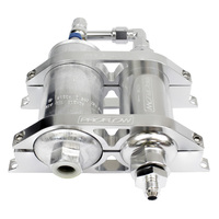 Proflow Billet Bracket Kit with Fuel Filter AN10 Polished -06AN Adapt & 044 Proflow Pump PFEFS305PBP