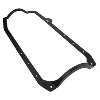 Proflow Oil Pan Gasket 1-Piece Rubber SB For Chev Late 80 to 86 2 Piece Rear Main Seal 
