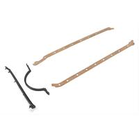 Proflow Oil Pan Gasket Set, Cork/Rubber, 2-Piece, BB Chevrolet, Mark IV ,427,454, Set 