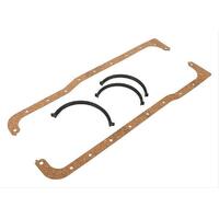 Proflow Oil Pan  Gasket Set, Cork/Rubber, SB Ford, 289 302,351W, Set