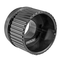 Proflow Gilmer Billet Crank Pulley With V Groove Long, Black