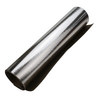 Proflow Heat Barrier, Aluminized Lava 1090C, 12in 12 in, 0.6mm Thick Mat