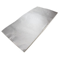 Proflow Aluminium Cool Heat Barrier, 10in. Ã— 11in. Sound Barrier, 1, 500 C, 4.5mm Thick, Self-Adhesive