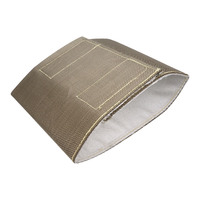 Proflow Heat Shield Wrap Distributor Lava Rock VelcroÂ® Natural 7 in. Width 22.50 in. Length PFEHS-761000