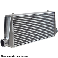 Proflow Intercooler Aluminium Universal Delta Fin 600 x 300 x 100mm 3in. Outlets Natural PFEIC600300-1