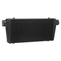 Proflow Intercooler Aluminium Universal Delta Fin 600 x 300 x 100mm 3in. Outlets Black PFEIC600300-1BK