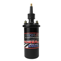 Proflow Ignition Coil Power Striker 3 Black Canister Round Oil Filled Red 45 000 V Each PFEIC8223-BK