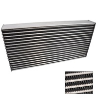 Proflow Intercooler Aluminium Natural Universal Core Only 600 x 300 x 76mm PFEICORE-1