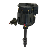 Proflow Distributor Billet Black Ready-to-Run Black Vacuum Advance SB & BB For Chevrolet with Coil 50 000 V PFEID210R