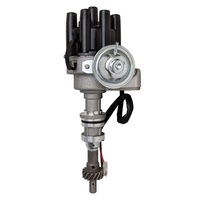 Proflow Distributor HEI Street Series Vacuum Advance Bosch Style Black Cap SB For Ford 302 351 Cleveland Late Block 12.5mm V8 PFEID320E