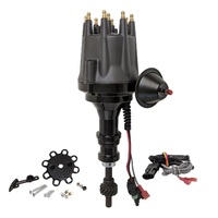 Proflow Distributor Billet Black Ready-to-Run Vacuum Advance For Ford 289 302 Windsor V8 PFEID410R