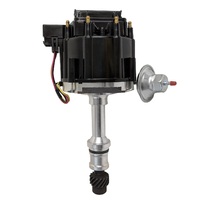 Proflow Distributor HEI Street Series Vacuum Advance Black Cap Oldsmobile V8 Coil In Cap 50000V PFEID610