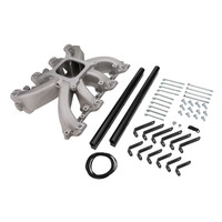 Proflow Intake Manifold RPM AirMax EFI Single Plane Aluminium with Fuel Rail kit Holden Chevrolet LS LS1/LS2/LS6 Heads Each PFEM300137