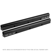 Proflow Fuel Rail Kit Black Aluminium SB For Chevrolet Proflow Fabricated Intake manifold # 64245 PFEM62220