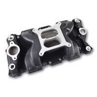 Proflow Intake Manifold RPM AIRMax Aluminium Black Square Bore For Chevrolet Small Block  PFEM7501-BK