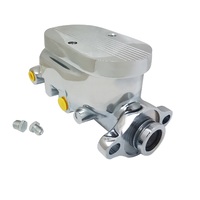 Proflow Master Cylinder Flat Top Aluminium Polished 1.00 in. Bore Dual Bowl Ports Both side Each PFEMC1321FTCH