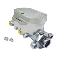 Proflow Master Cylinder Flat Top Aluminium Polished 1.00 in. Bore Dual Bowl Ports Both side Each