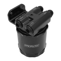 Proflow Billet Remote Universal Filter head Black 4 x Side -10 ORB  1/8 npt Port 3/4"-16 Thread Proflow Billet Filter Kit PFEOS-OB2045-HPB