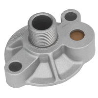 Proflow Adapter For Chevrolet Oil Filter Bypass Bolt-On Aluminium Natural 13/16-16AN In. Thread PFEOSBE