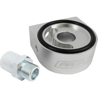 Proflow Oil Filter Adapter Universal Sandwich Adapter Billet Aluminium Silver Anodised AN10 1/8in. NPT Port 13/16in. 3/4in. M18.M20 PFEOSSUNI