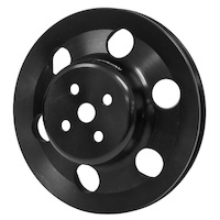 Proflow Water Pump Pulley V-Belt 1-Groove Aluminium Black For Ford 302 351C 351W PFEP43400-1BK