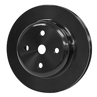 Proflow Water Pump Pulley V-Belt 1-Groove Aluminium Black For Holden V8 253 308 Red Motor PFEP43403BK