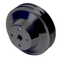 Proflow Pulley V-Belt Water Pump BB For Chev 396-454 Long Water Pump 2-Groove Black Aluminium PFEP8838BK