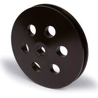 Proflow Pulley V-Belt Power Steering Early GM -Groove Black Aluminium PFEP8848BK