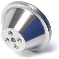 Proflow Pulley, V-Belt Water Pump SB Chev Short Water Pump 1-Groove, Polished Aluminium