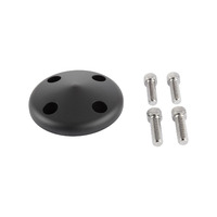 Proflow Pulley Nose Cone SB For Chev Long Water Pump with Hardware Black Aluminium PFEP8864BK