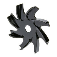 Proflow Alternator Fan Universal ,GM or For Ford Black Aluminium