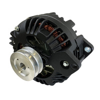 Proflow Alternator Power Spark External Regulator 100 Amp Black Powder coat Chrysler Dodge Plymouth Aluminium 2-groove pulley PFEPM17509BK