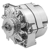 Proflow Alternator Power Spark 100 Amp 1-Wire Internal Regulator Chrome V-Belt For Chev For Holden Commodore Torana PFEPM37127