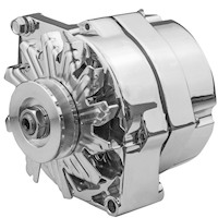 Proflow Alternator Power Spark 140 Amp 1-Wire Internal Regulator Chrome V-Belt For Chev For Holden Commodore Torana PFEPM37293